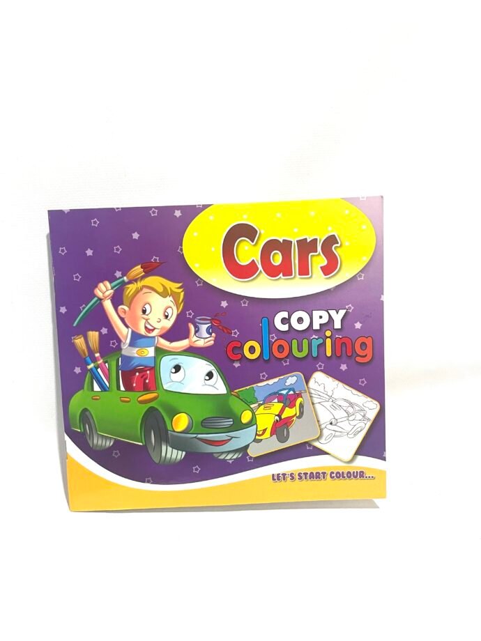 Cars copy coloring