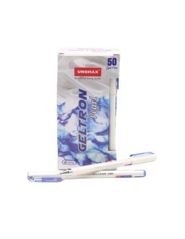 Stylo UNOMAX GELTRON Pearl 0.7mm Bleu