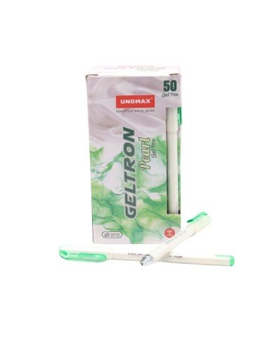 Stylo UNOMAX GELTRON Pearl 0.7mm Vert